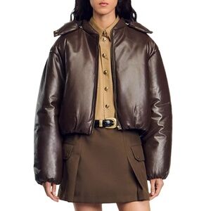 Raven Padded Leather Jacket